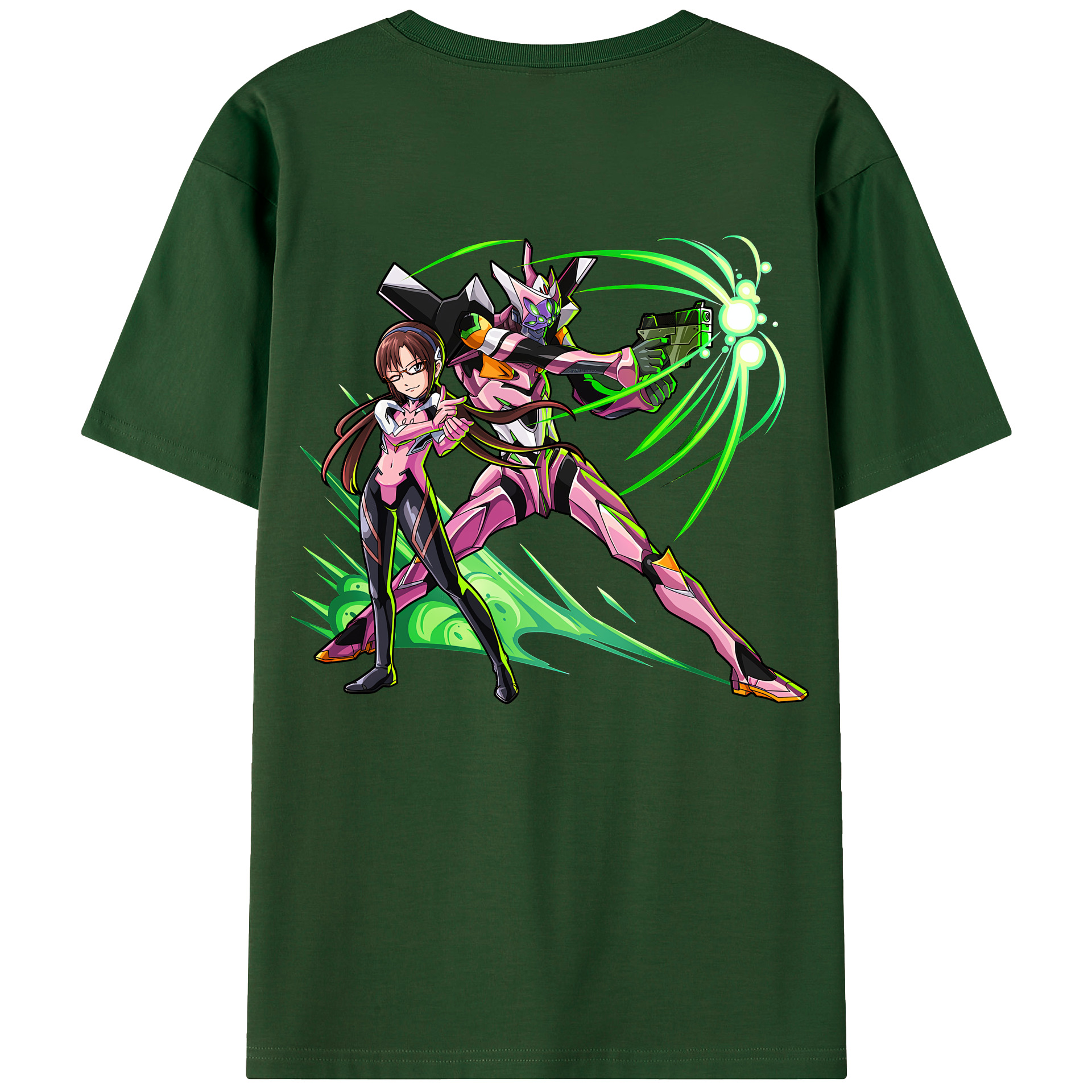 （画像用） EVA 新世紀エヴァンゲリオン 綿100％半袖Tシャツ（背面プリント）